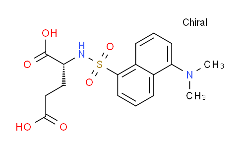 CAS No. 95465-24-0, (R)-2-(5-(Dimethylamino)naphthalene-1-sulfonamido)pentanedioic acid