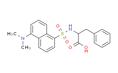 CAS No. 42808-06-0, 2-(5-(Dimethylamino)naphthalene-1-sulfonamido)-3-phenylpropanoic acid