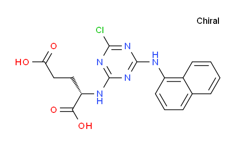 MC702511 | 61955-62-2 | (S)-2-((4-Chloro-6-(naphthalen-1-ylamino)-1,3,5-triazin-2-yl)amino)pentanedioic acid