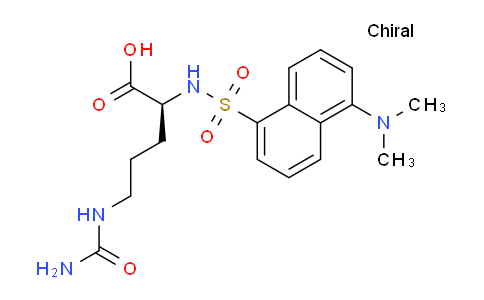CAS No. 74672-25-6, (S)-2-(5-(Dimethylamino)naphthalene-1-sulfonamido)-5-ureidopentanoic acid