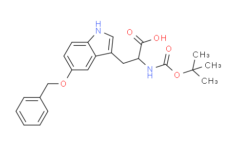 CAS No. 1219197-92-8, 3-(5-(Benzyloxy)-1H-indol-3-yl)-2-((tert-butoxycarbonyl)amino)propanoic acid