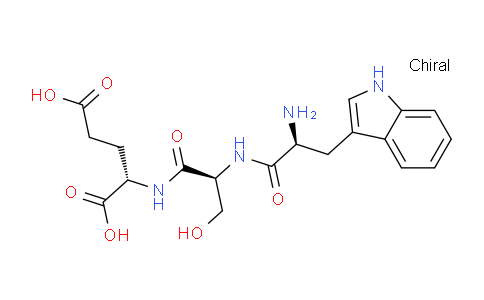CAS No. 62568-64-3, (S)-2-((S)-2-((S)-2-Amino-3-(1H-indol-3-yl)propanamido)-3-hydroxypropanamido)pentanedioic acid
