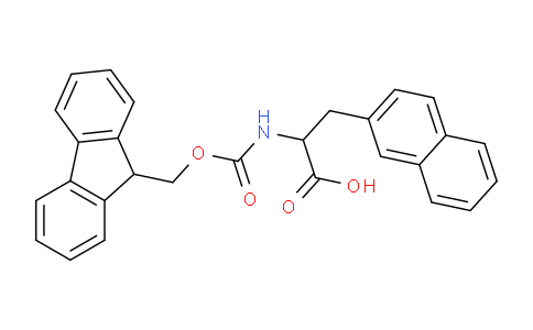 CAS No. 186320-03-6, 2-((((9H-Fluoren-9-yl)methoxy)carbonyl)amino)-3-(naphthalen-2-yl)propanoic acid