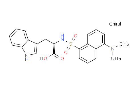 CAS No. 70136-17-3, (R)-2-(5-(Dimethylamino)naphthalene-1-sulfonamido)-3-(1H-indol-3-yl)propanoic acid