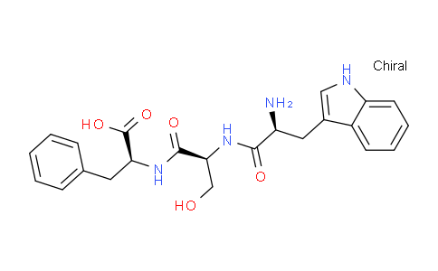 CAS No. 105394-87-4, (S)-2-((S)-2-((S)-2-Amino-3-(1H-indol-3-yl)propanamido)-3-hydroxypropanamido)-3-phenylpropanoic acid