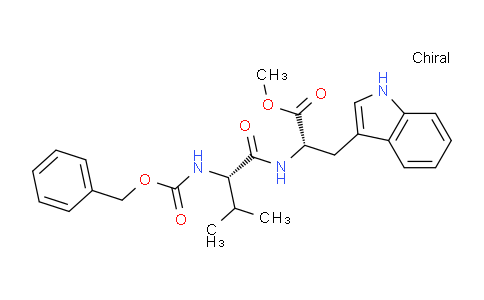 CAS No. 17430-65-8, (S)-Methyl 2-((S)-2-(((benzyloxy)carbonyl)amino)-3-methylbutanamido)-3-(1H-indol-3-yl)propanoate