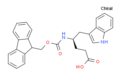 CAS No. 917099-01-5, (R)-Fmoc-4-amino-5-(3-indolyl)pentanoic acid