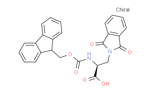 CAS No. 1212405-65-6, (S)-2-((((9H-Fluoren-9-yl)methoxy)carbonyl)amino)-3-(1,3-dioxoisoindolin-2-yl)propanoic acid