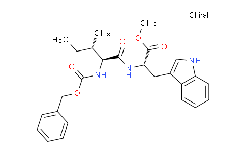 CAS No. 68762-05-0, (S)-Methyl 2-((2S,3S)-2-(((benzyloxy)carbonyl)amino)-3-methylpentanamido)-3-(1H-indol-3-yl)propanoate