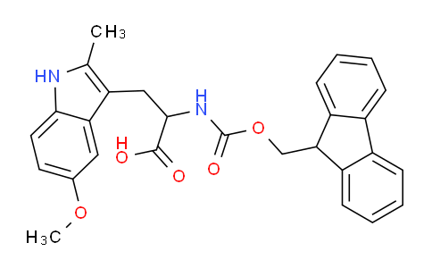 CAS No. 1219357-78-4, 2-((((9H-Fluoren-9-yl)methoxy)carbonyl)amino)-3-(5-methoxy-2-methyl-1H-indol-3-yl)propanoic acid