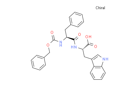 CAS No. 16856-28-3, (S)-2-((S)-2-(((Benzyloxy)carbonyl)amino)-3-phenylpropanamido)-3-(1H-indol-3-yl)propanoic acid