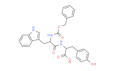CAS No. 20762-34-9, 2-(2-(((Benzyloxy)carbonyl)amino)-3-(1H-indol-3-yl)propanamido)-3-(4-hydroxyphenyl)propanoic acid