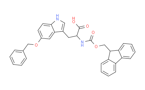 CAS No. 1219348-47-6, 2-((((9H-Fluoren-9-yl)methoxy)carbonyl)amino)-3-(5-(benzyloxy)-1H-indol-3-yl)propanoic acid