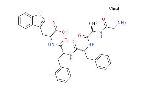 CAS No. 644997-02-4, (2R,5R,8R,11R)-2-((1H-Indol-3-yl)methyl)-14-amino-5,8-dibenzyl-11-methyl-4,7,10,13-tetraoxo-3,6,9,12-tetraazatetradecan-1-oic acid