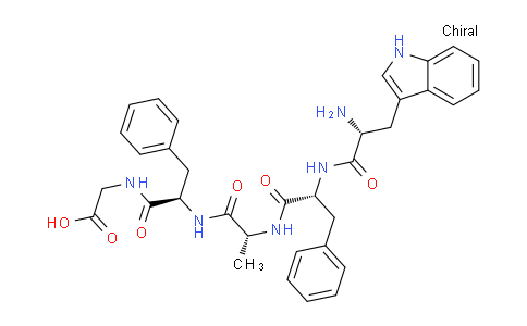 CAS No. 644997-52-4, (5R,8R,11R,14R)-14-Amino-5,11-dibenzyl-15-(1H-indol-3-yl)-8-methyl-4,7,10,13-tetraoxo-3,6,9,12-tetraazapentadecan-1-oic acid