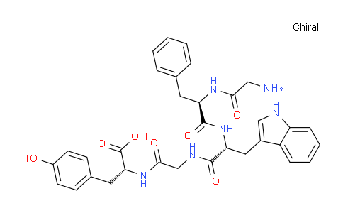 DY702585 | 644997-00-2 | (2R,8R,11R)-8-((1H-Indol-3-yl)methyl)-14-amino-11-benzyl-2-(4-hydroxybenzyl)-4,7,10,13-tetraoxo-3,6,9,12-tetraazatetradecan-1-oic acid