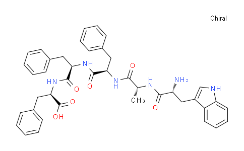 CAS No. 644997-21-7, (2R,5R,8R,11R,14R)-14-Amino-2,5,8-tribenzyl-15-(1H-indol-3-yl)-11-methyl-4,7,10,13-tetraoxo-3,6,9,12-tetraazapentadecan-1-oic acid