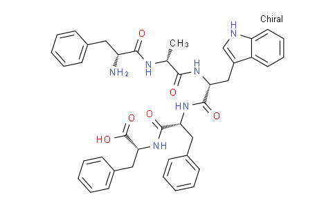 CAS No. 644997-24-0, (2R,5R,8R,11R,14R)-8-((1H-Indol-3-yl)methyl)-14-amino-2,5-dibenzyl-11-methyl-4,7,10,13-tetraoxo-15-phenyl-3,6,9,12-tetraazapentadecan-1-oic acid