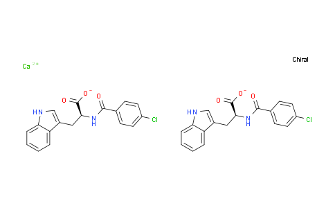 CAS No. 56116-62-2, Calcium (S)-2-(4-chlorobenzamido)-3-(1H-indol-3-yl)propanoate