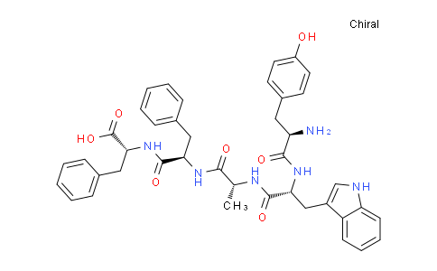 CAS No. 644997-37-5, (2R,5R,8R,11R,14R)-11-((1H-Indol-3-yl)methyl)-14-amino-2,5-dibenzyl-15-(4-hydroxyphenyl)-8-methyl-4,7,10,13-tetraoxo-3,6,9,12-tetraazapentadecan-1-oic acid