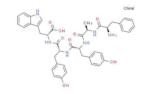 MC702598 | 644997-42-2 | (2R,5R,8R,11R,14R)-2-((1H-Indol-3-yl)methyl)-14-amino-5,8-bis(4-hydroxybenzyl)-11-methyl-4,7,10,13-tetraoxo-15-phenyl-3,6,9,12-tetraazapentadecan-1-oic acid