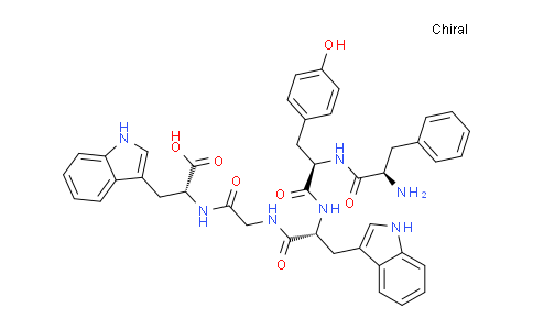 CAS No. 644997-47-7, (2R,8R,11R,14R)-2,8-Bis((1H-indol-3-yl)methyl)-14-amino-11-(4-hydroxybenzyl)-4,7,10,13-tetraoxo-15-phenyl-3,6,9,12-tetraazapentadecan-1-oic acid