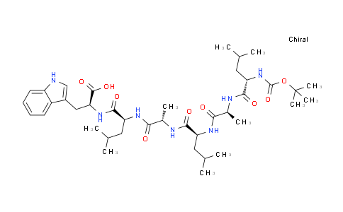 CAS No. 97399-67-2, (6S,9S,12S,15S,18S,21S)-21-((1H-Indol-3-yl)methyl)-6,12,18-triisobutyl-2,2,9,15-tetramethyl-4,7,10,13,16,19-hexaoxo-3-oxa-5,8,11,14,17,20-hexaazadocosan-22-oic acid