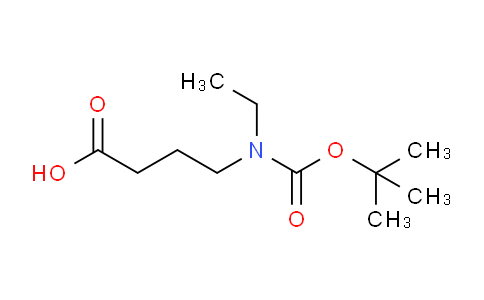 CAS No. 1121527-35-2, 4-((tert-Butoxycarbonyl)(ethyl)amino)butanoic acid