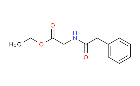 CAS No. 4838-35-1, Ethyl 2-(2-phenylacetamido)acetate