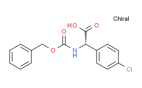 CAS No. 69902-04-1, (S)-2-(((Benzyloxy)carbonyl)amino)-2-(4-chlorophenyl)acetic acid