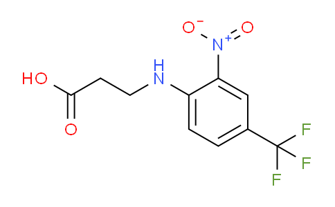 CAS No. 37040-43-0, 3-((2-Nitro-4-(trifluoromethyl)phenyl)amino)propanoic acid
