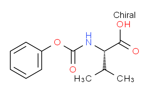 CAS No. 126147-70-4, (S)-3-Methyl-2-((phenoxycarbonyl)amino)butanoic acid