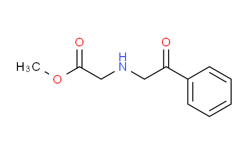 CAS No. 158457-27-3, Methyl 2-((2-oxo-2-phenylethyl)amino)acetate