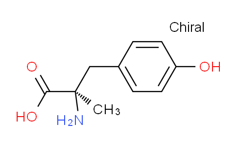 CAS No. 672-86-6, (R)-2-Amino-3-(4-hydroxyphenyl)-2-methylpropanoic acid