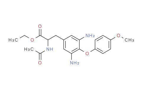 CAS No. 440667-78-7, Ethyl 2-acetamido-3-(3,5-diamino-4-(4-methoxyphenoxy)phenyl)propanoate