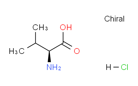 CAS No. 17498-50-9, (S)-2-Amino-3-methylbutanoic acid hydrochloride