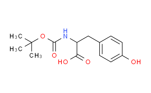 CAS No. 142847-18-5, 2-((tert-Butoxycarbonyl)amino)-3-(4-hydroxyphenyl)propanoic acid