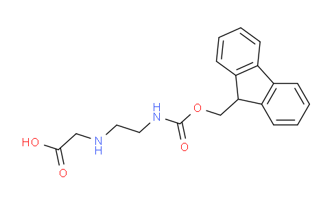 CAS No. 172405-45-7, 2-((2-((((9H-Fluoren-9-yl)methoxy)carbonyl)amino)ethyl)amino)acetic acid