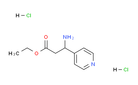 CAS No. 1955560-68-5, Ethyl 3-amino-3-(pyridin-4-yl)propanoate dihydrochloride