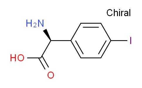 CAS No. 114811-48-2, (S)-2-Amino-2-(4-iodophenyl)acetic acid