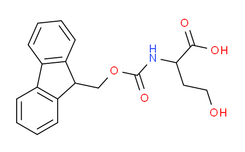 CAS No. 161125-35-5, 2-((((9H-Fluoren-9-yl)methoxy)carbonyl)amino)-4-hydroxybutanoic acid
