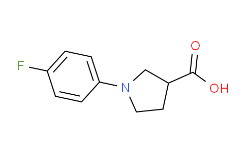 CAS No. 933731-71-6, 1-(4-Fluorophenyl)pyrrolidine-3-carboxylic acid