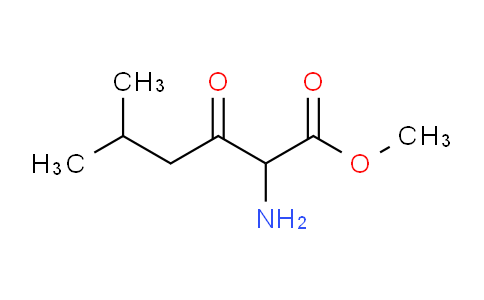 CAS No. 54011-39-1, Methyl 2-amino-5-methyl-3-oxohexanoate
