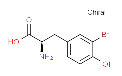 CAS No. 1241680-33-0, (R)-2-Amino-3-(3-bromo-4-hydroxyphenyl)propanoic acid