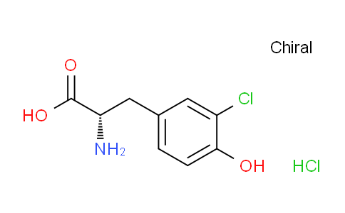 CAS No. 35608-63-0, (S)-2-Amino-3-(3-chloro-4-hydroxyphenyl)propanoic acid hydrochloride