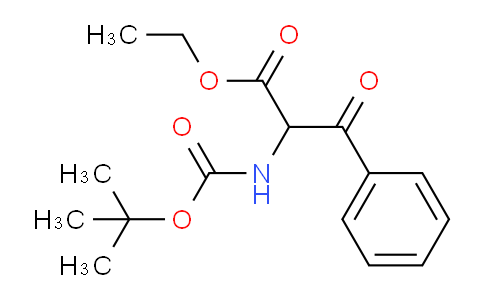 CAS No. 151870-52-9, Ethyl 2-((tert-butoxycarbonyl)amino)-3-oxo-3-phenylpropanoate