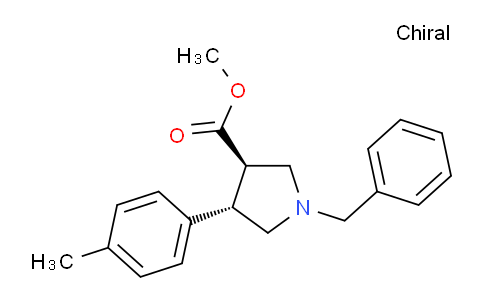 CAS No. 898547-79-0, (3R,4S)-Methyl 1-benzyl-4-(p-tolyl)pyrrolidine-3-carboxylate