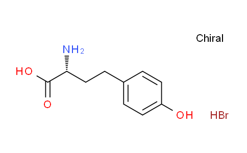 CAS No. 185617-14-5, (R)-2-Amino-4-(4-hydroxyphenyl)butanoic acid hydrobromide