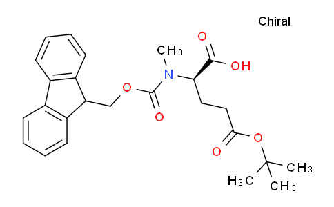 CAS No. 1562442-35-6, (R)-2-((((9H-Fluoren-9-yl)methoxy)carbonyl)(methyl)amino)-5-(tert-butoxy)-5-oxopentanoic acid