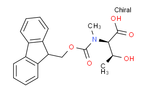 CAS No. 1931907-74-2, (2R,3S)-2-((((9H-Fluoren-9-yl)methoxy)carbonyl)(methyl)amino)-3-hydroxybutanoic acid